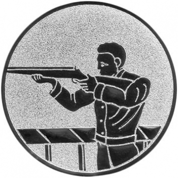 Emblem Schützen Aluminium Hohlprägung 5