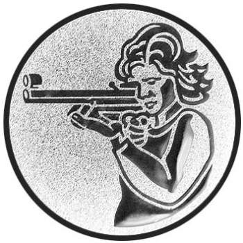 Emblem Schützen Armbrust Aluminium Hohlprägung 1