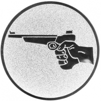 Emblem Schützen Aluminium Hohlprägung 1